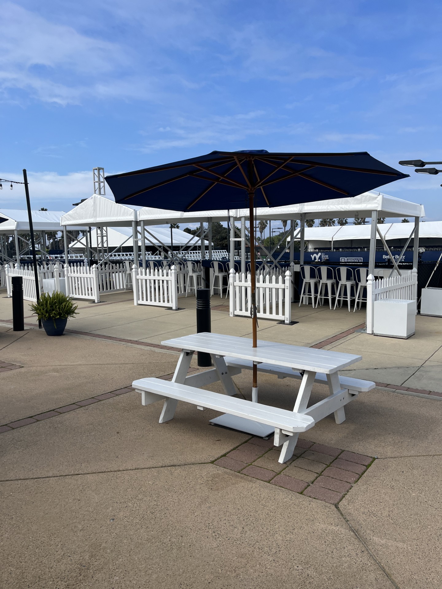 White Picnic Table - A192